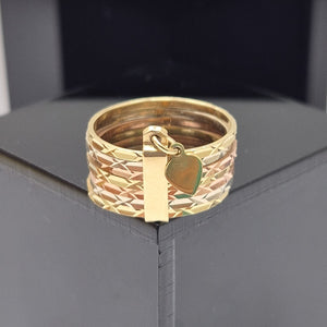 SEMANARIO DE ARGOLLAS ORO 14 K 5.1 GRMS (SEMINUEVO)