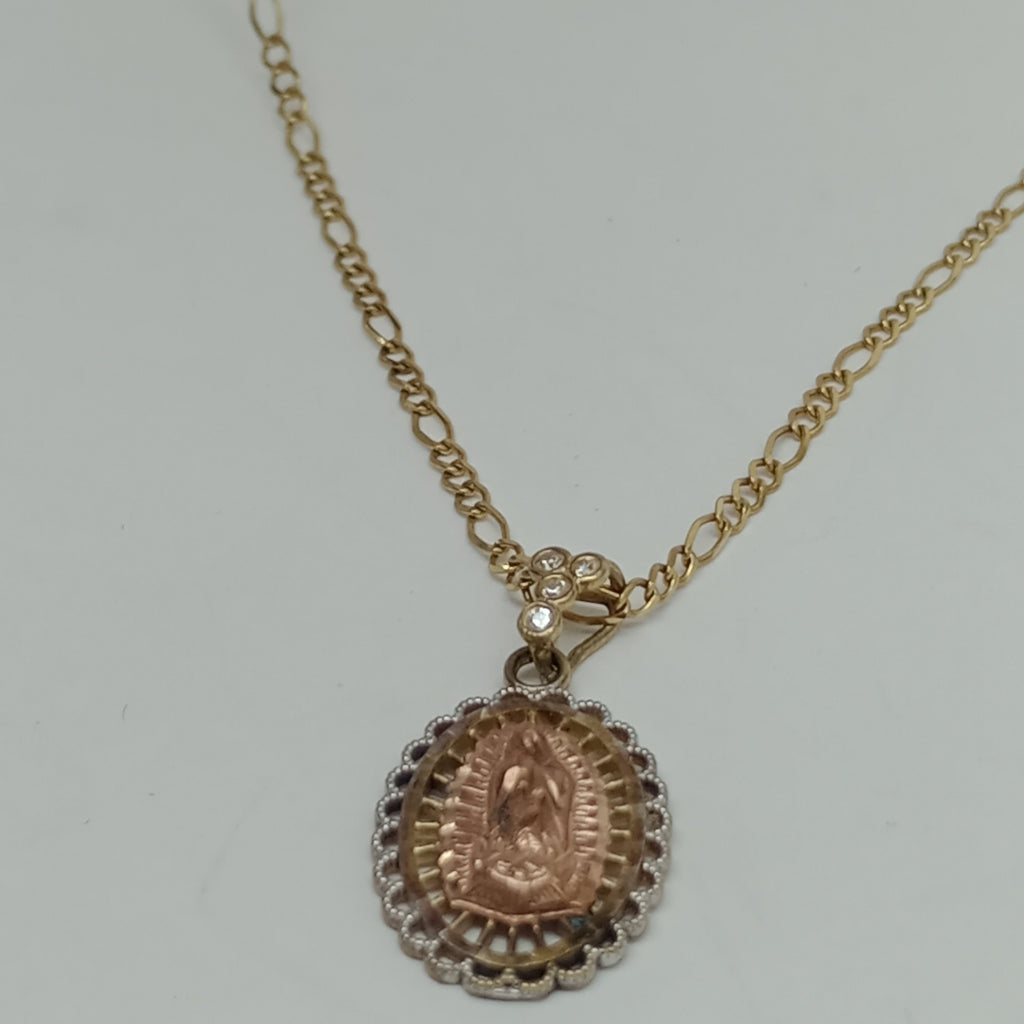 CADENA, DIJE ORO 10 K 2.9 GRMS (SEMINUEVO)