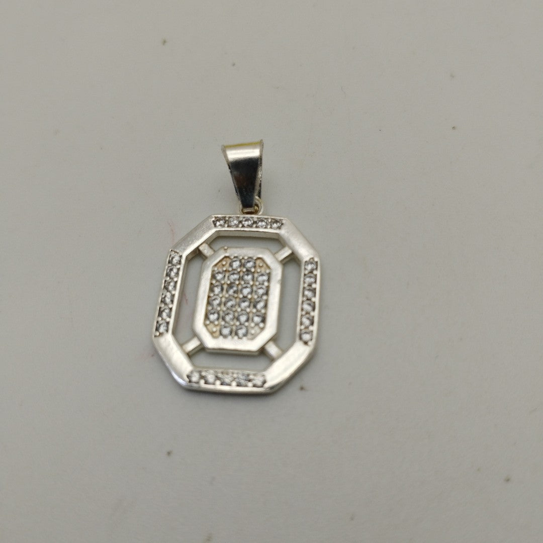 DIJE C/CIRCONIAS PLATA .925 3.4 GR (NUEVO)