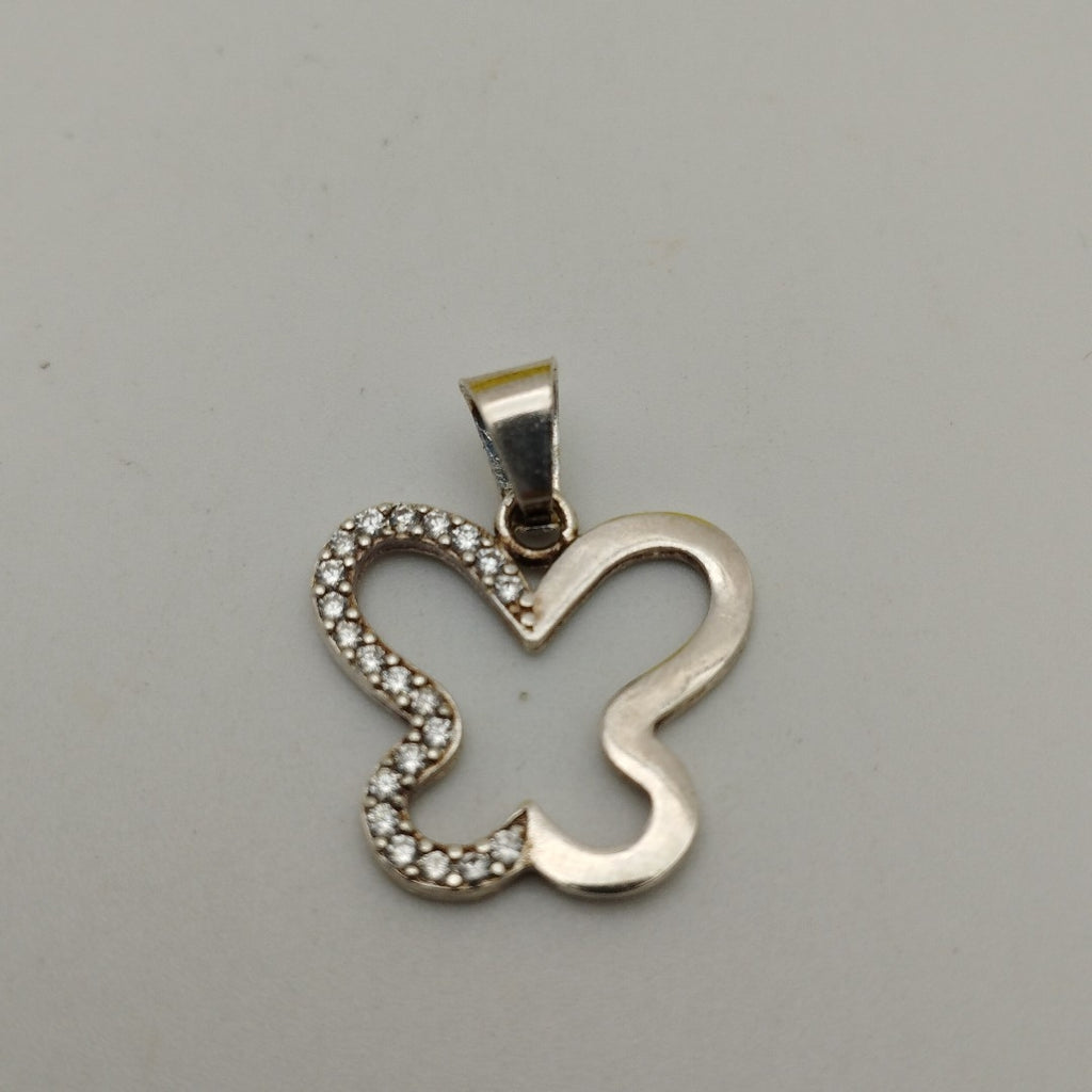 DIJE MARIPOSA C/CIRCONIAS PLATA .925 2.3 GR (NUEVO)