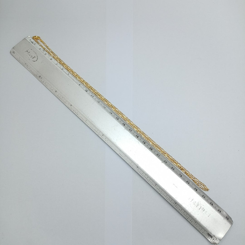 CADENAS TEJIDO 3X1 ORO 14K 55 CM 4.9 GR (NUEVO)