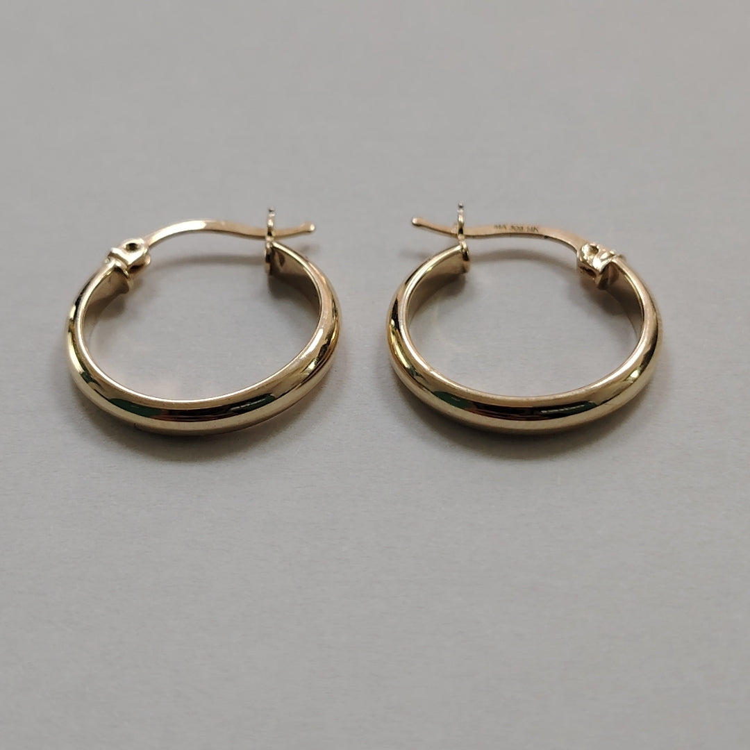 ARRACADAS ORO 14K 1.5 (NUEVO)