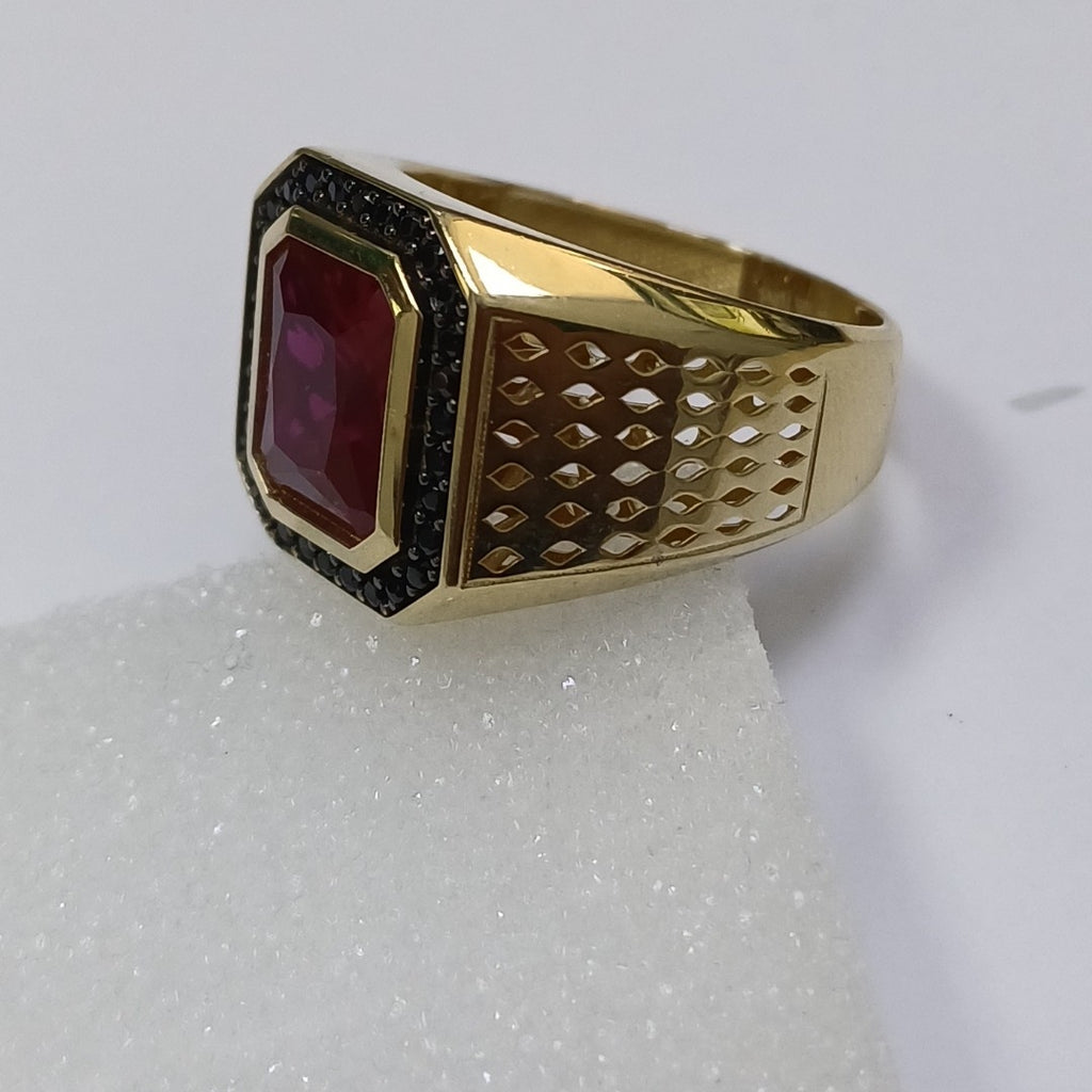 ANILLOS CABALLERO ORO 10K 5.9 (NUEVO)