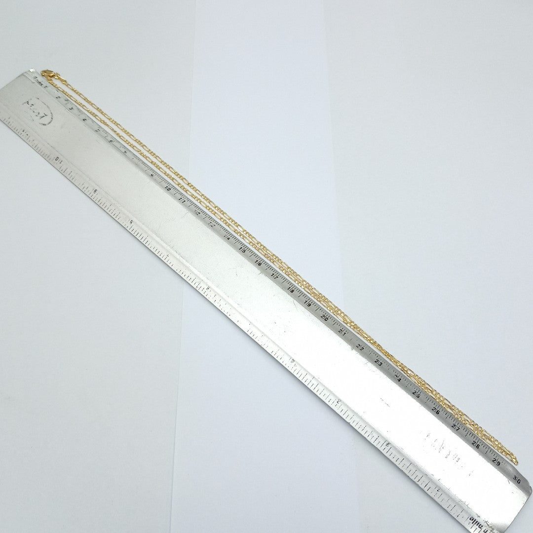 CADENAS 3X1 ORO 14K 55 CM 3.9 GR (NUEVO)