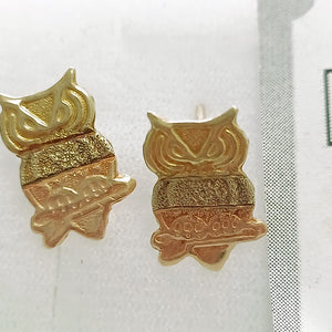 BROQUELES PAR ORO COMBINADO 14 K 1.4 GRMS (SEMINUEVO)