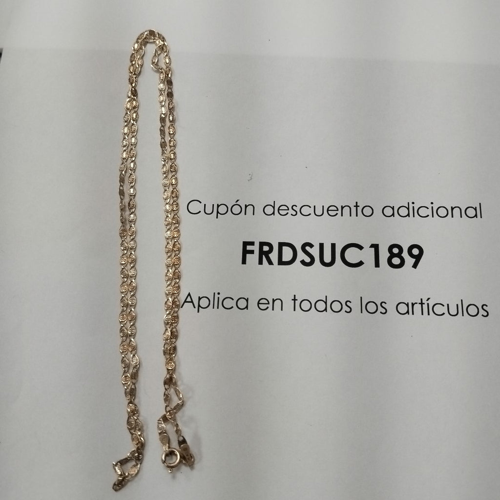CADENA ORO 14 K 3.1 GRMS (SEMINUEVO)