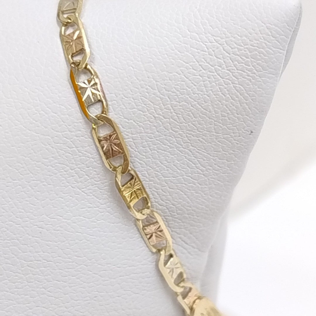 ESCLAVA ORO COMBINADO 14 K 2.7 GRMS (SEMINUEVO)