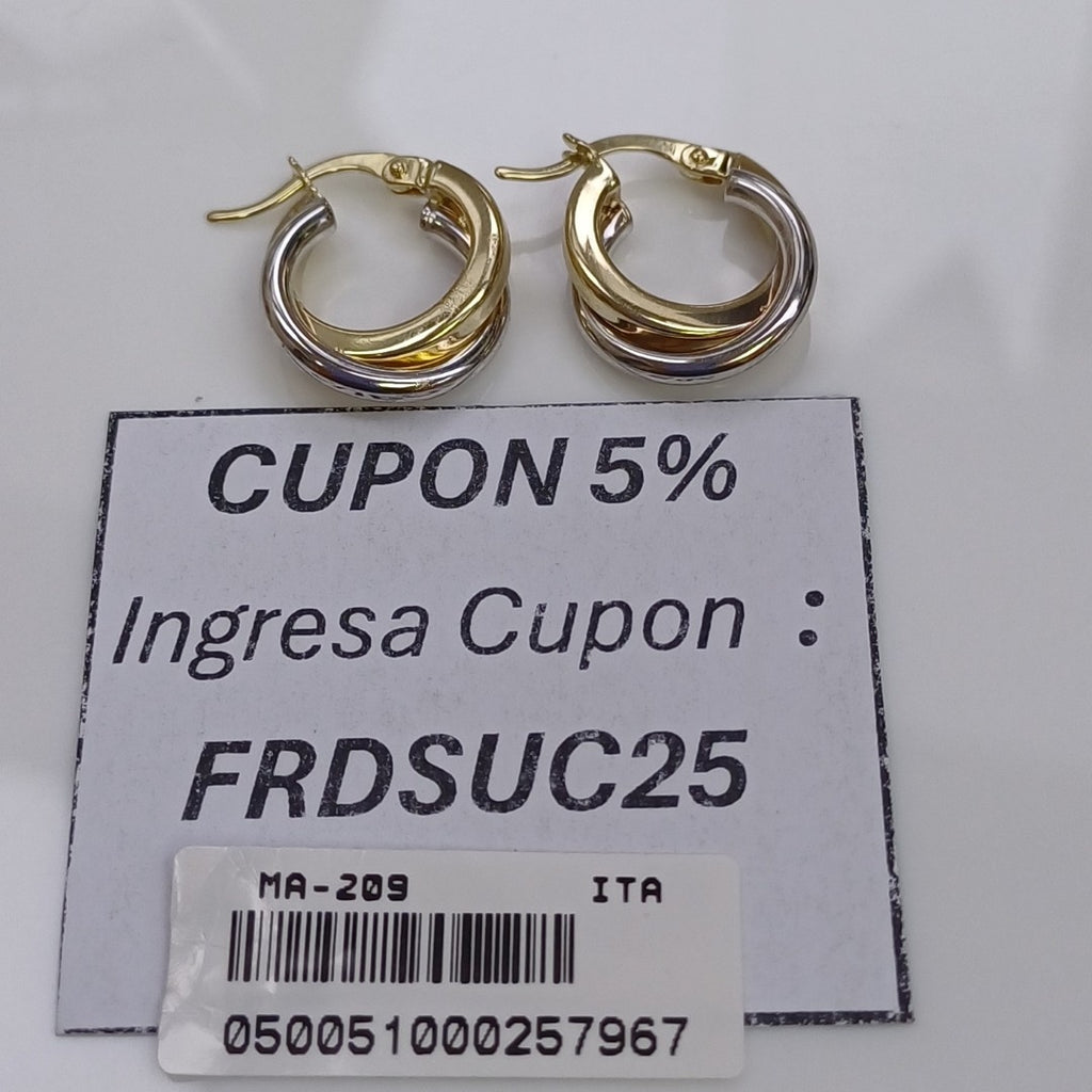 ARRACADAS ORO 14K 1.6 (NUEVO)