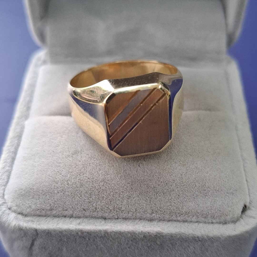 ANILLOS CABALLERO ORO 10K 5.5 (NUEVO)