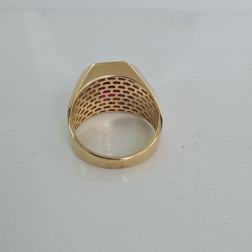 ANILLOS CABALLERO ORO 10K 6.7 (NUEVO)