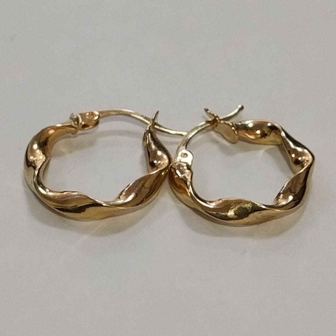 ARRACADAS ORO 14K 1.5 (NUEVO)