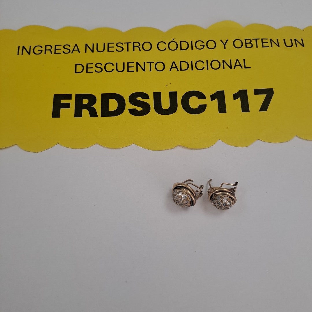 ARETES PAR ORO 10 K 6,60 GRMS (SEMINUEVO)
