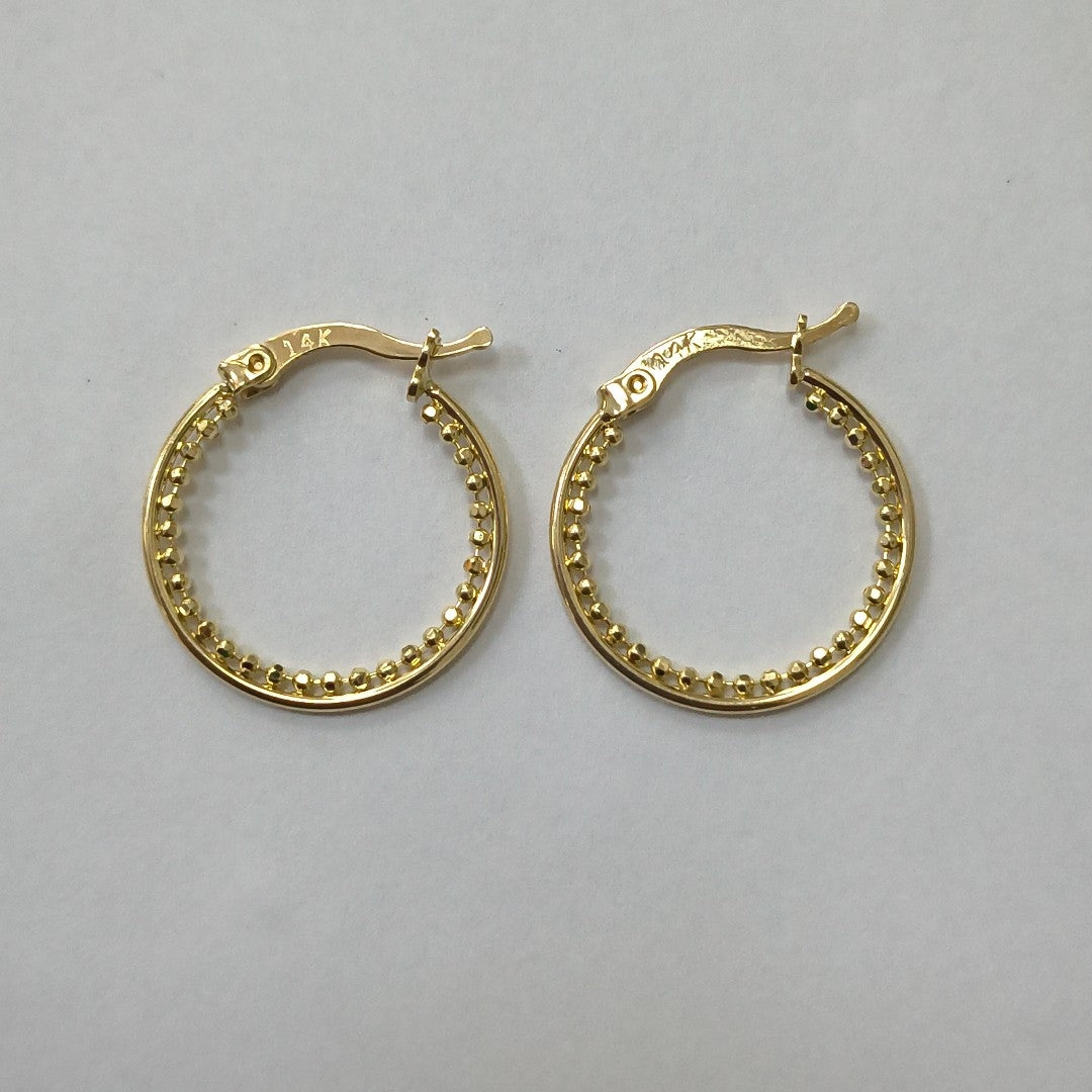 ARRACADAS ORO 14K 1.9 (NUEVO)