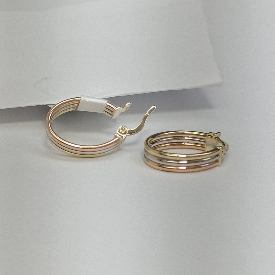 ARRACADAS ORO 14K 1.5 (NUEVO)
