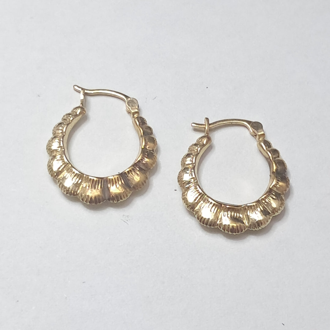 ARRACADAS PAR ORO 10 K 1,50 GRMS (SEMINUEVO)