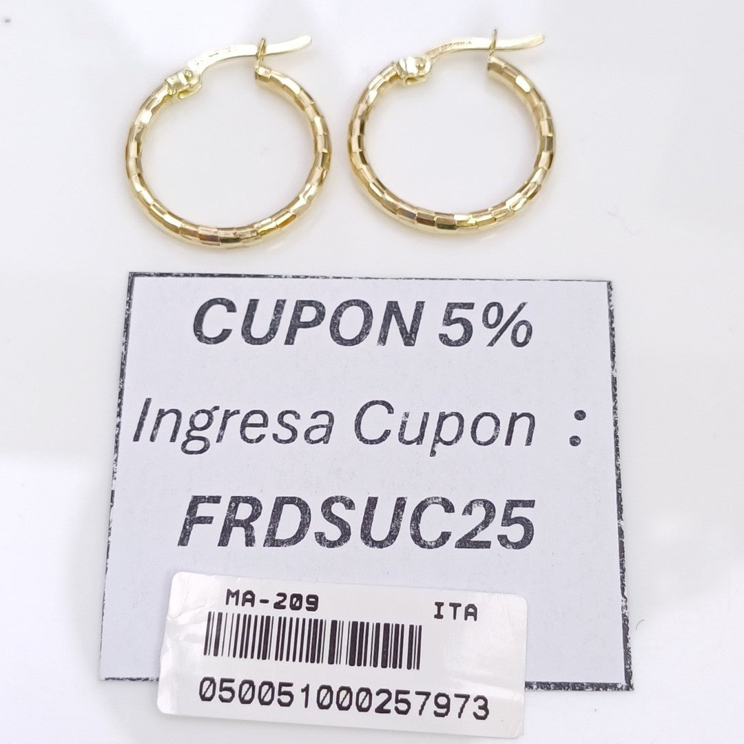 ARRACADAS ORO 14K 1.6 (NUEVO)