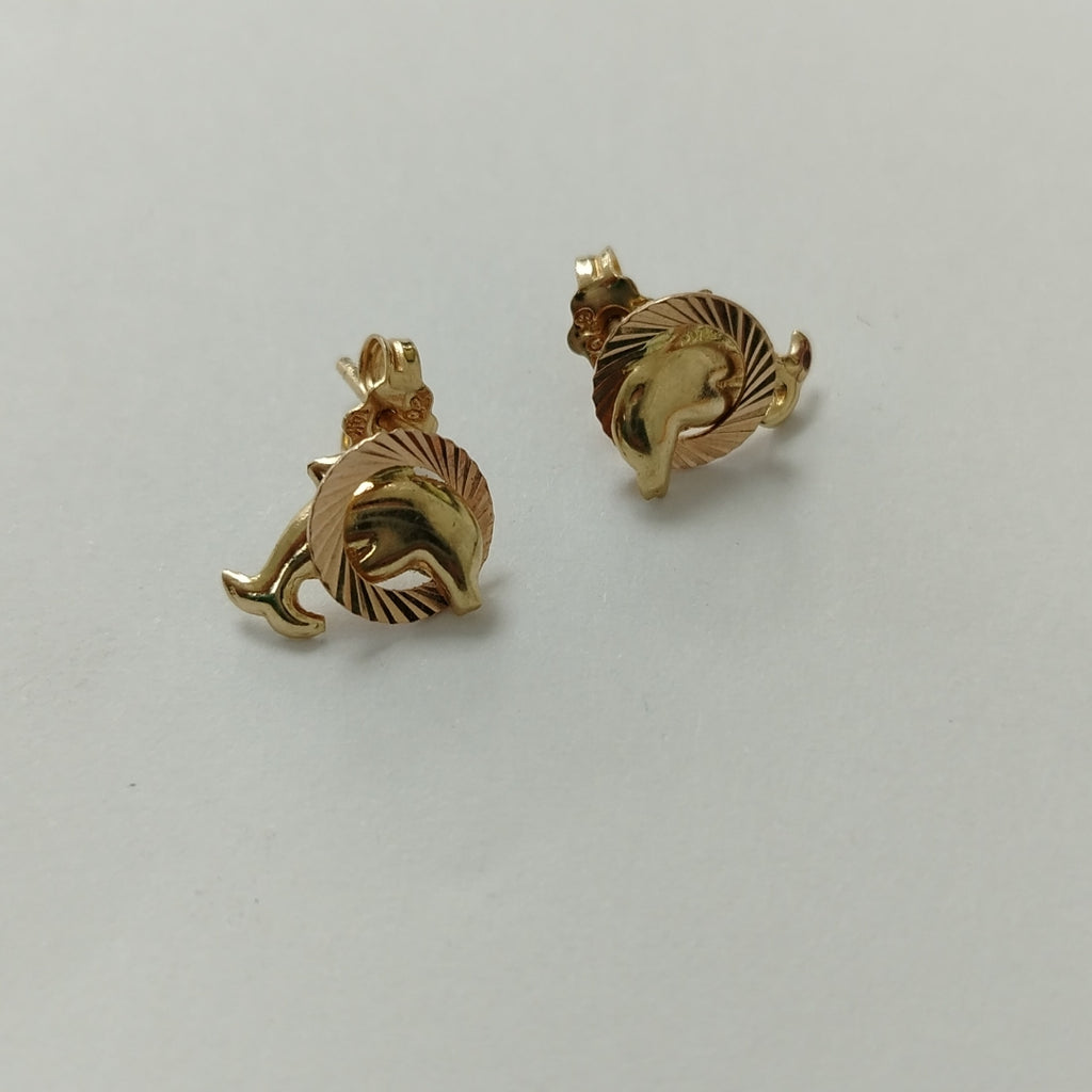 BROQUELES PAR ORO 14 K 1,20 GRMS (SEMINUEVO)