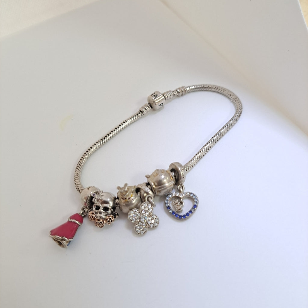 DIJE,PULSERA PLATA 32,30 GRMS (SEMINUEVO)