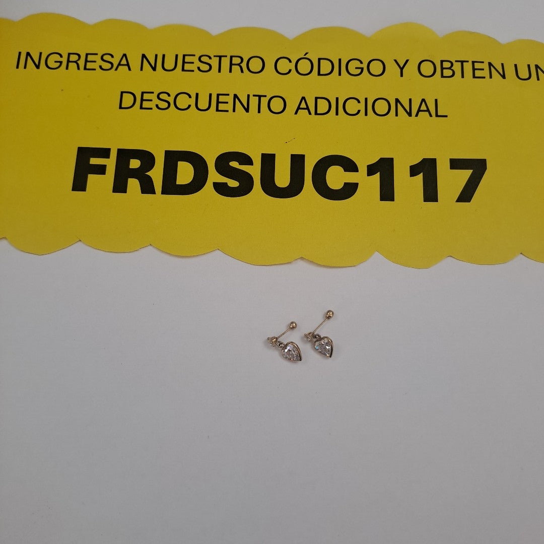 ARETES PAR ORO 10 K 0.9 GRMS (SEMINUEVO)