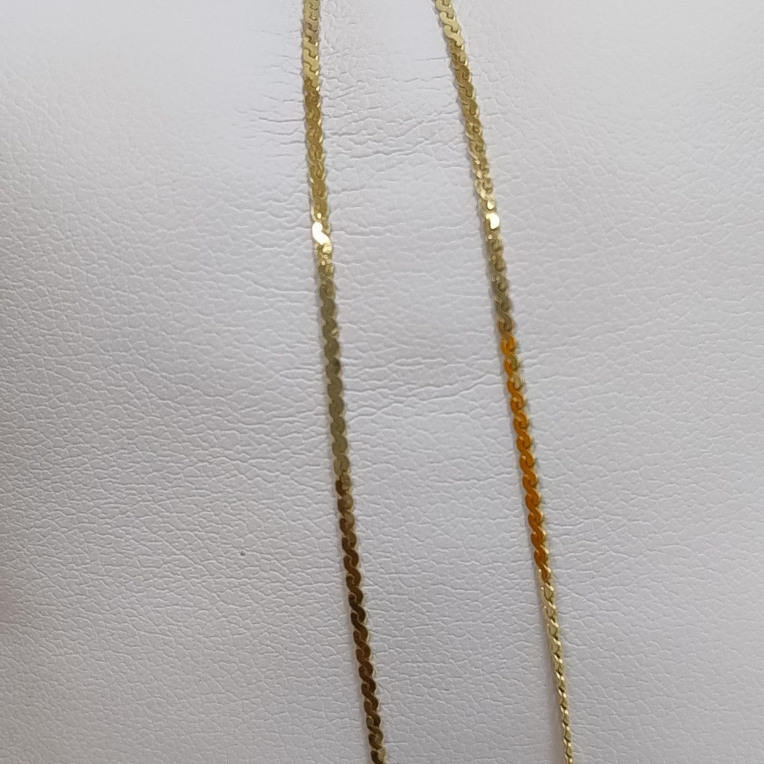 CADENA ORO 14 K 1.4 GRMS (SEMINUEVO)