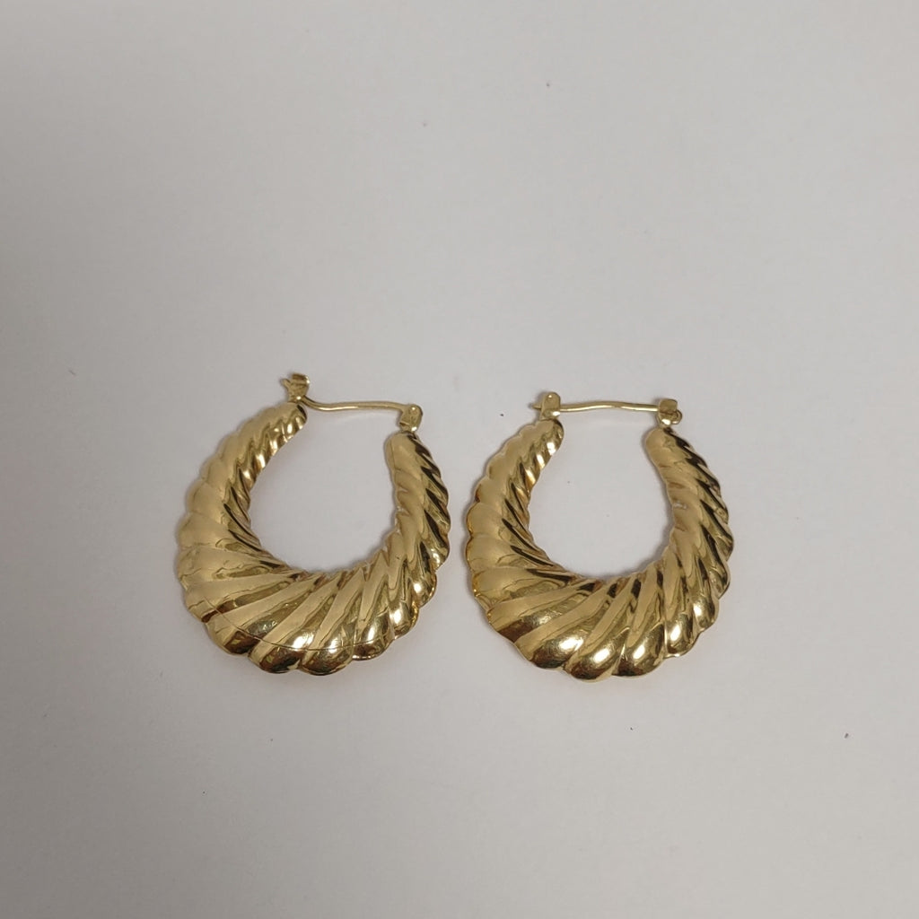 ARRACADAS PAR ORO 14 K 3.7 GRMS (SEMINUEVO)