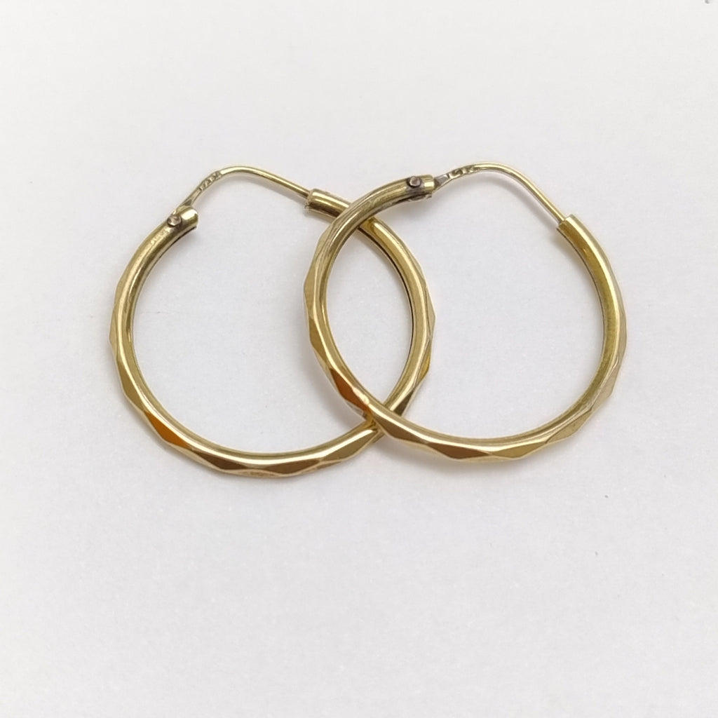 ARRACADAS PAR ORO 14 K 1.8 GRMS (SEMINUEVO)