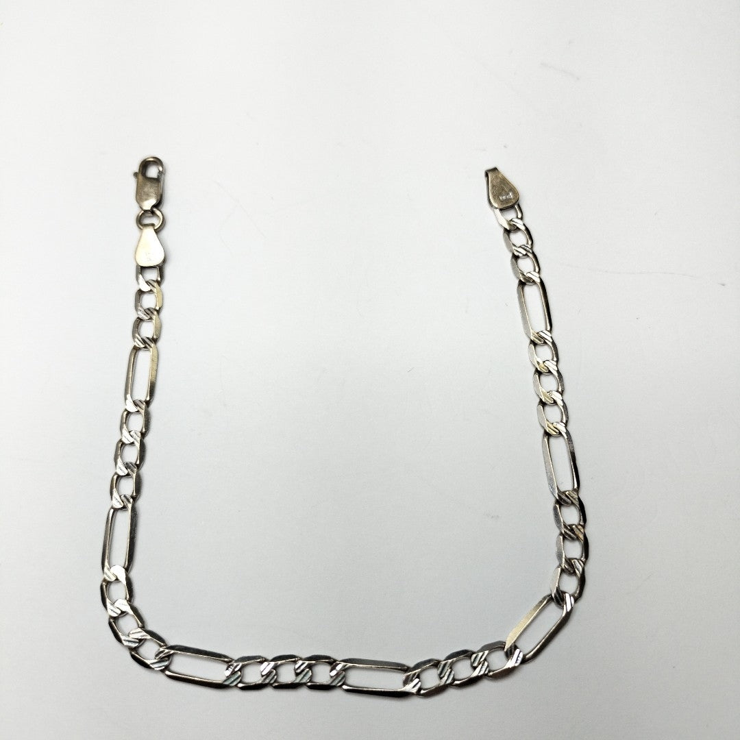 PULSERA ORO BLANCO 14 K 5.9 GRMS (SEMINUEVO)