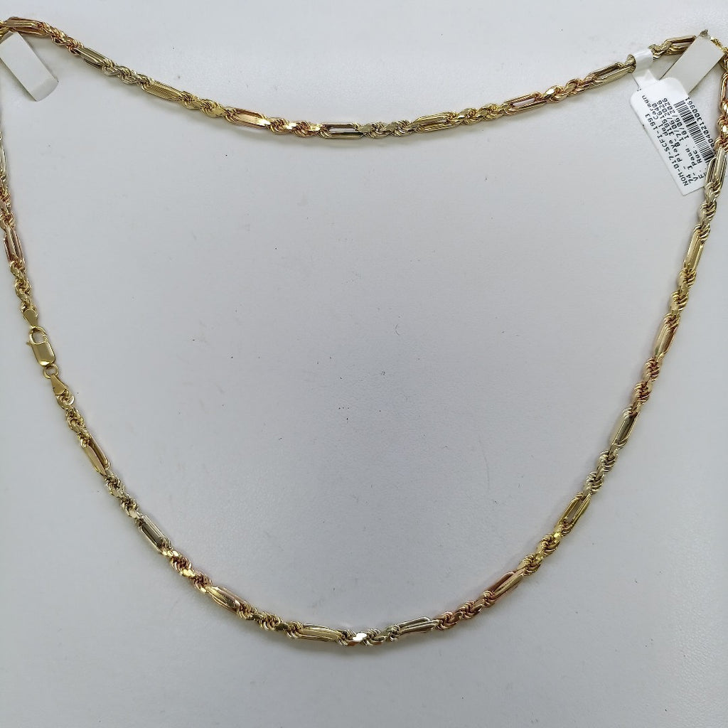 CADENA ORO COMBINADO 14 K 16.4 GRMS (SEMINUEVO)