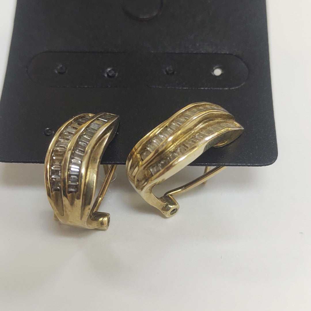 ARRACADAS PAR ORO 10 K 5,20 GRMS (SEMINUEVO)