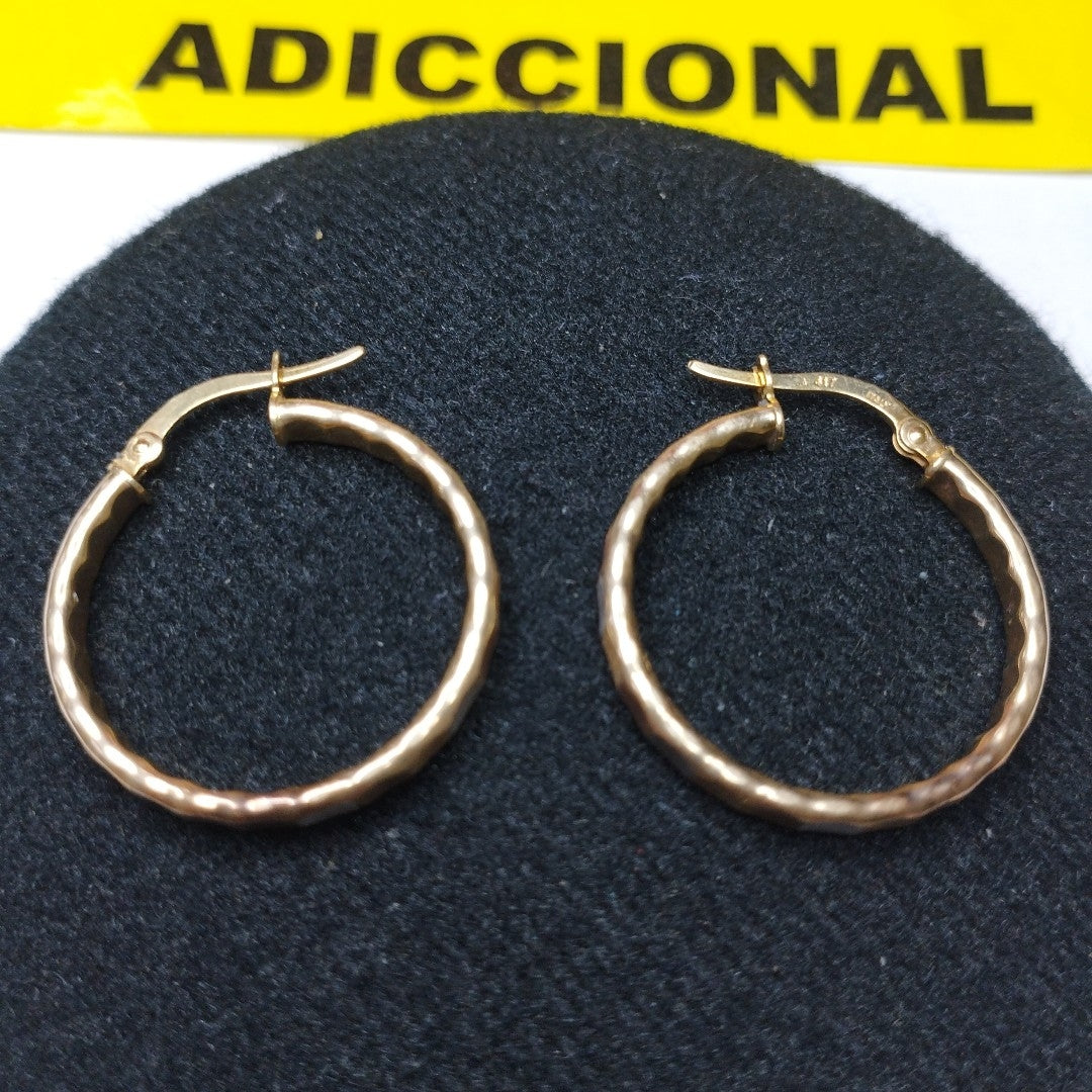 ARRACADAS PAR ORO 10 K 1.5 GRMS (SEMINUEVO)