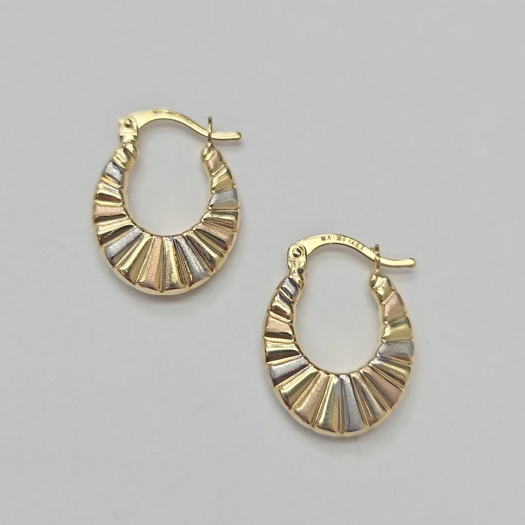 ARRACADAS ORO 14K 1.5 (NUEVO)