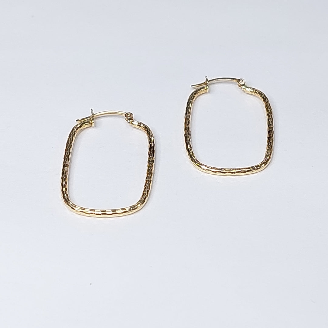 ARRACADAS PAR ORO 14 K 2,60 GRMS (SEMINUEVO)