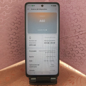CELULAR OPPO A60 CPH3669 256 GB 8 GB RAM (SEMINUEVO)