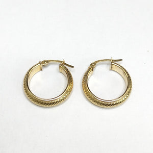 ARRACADAS PAR ORO 14 K 2.2 GRMS (SEMINUEVO)