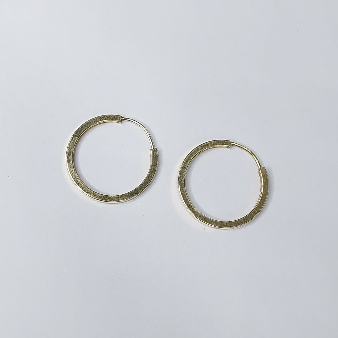 ARRACADAS PAR ORO 14 K 2 GRMS (SEMINUEVO)