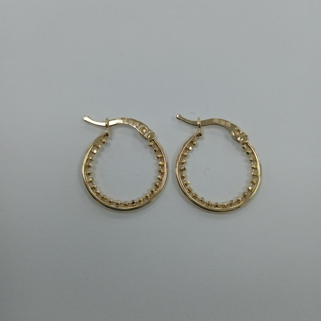 ARRACADAS ORO 14K 1.6 (NUEVO)
