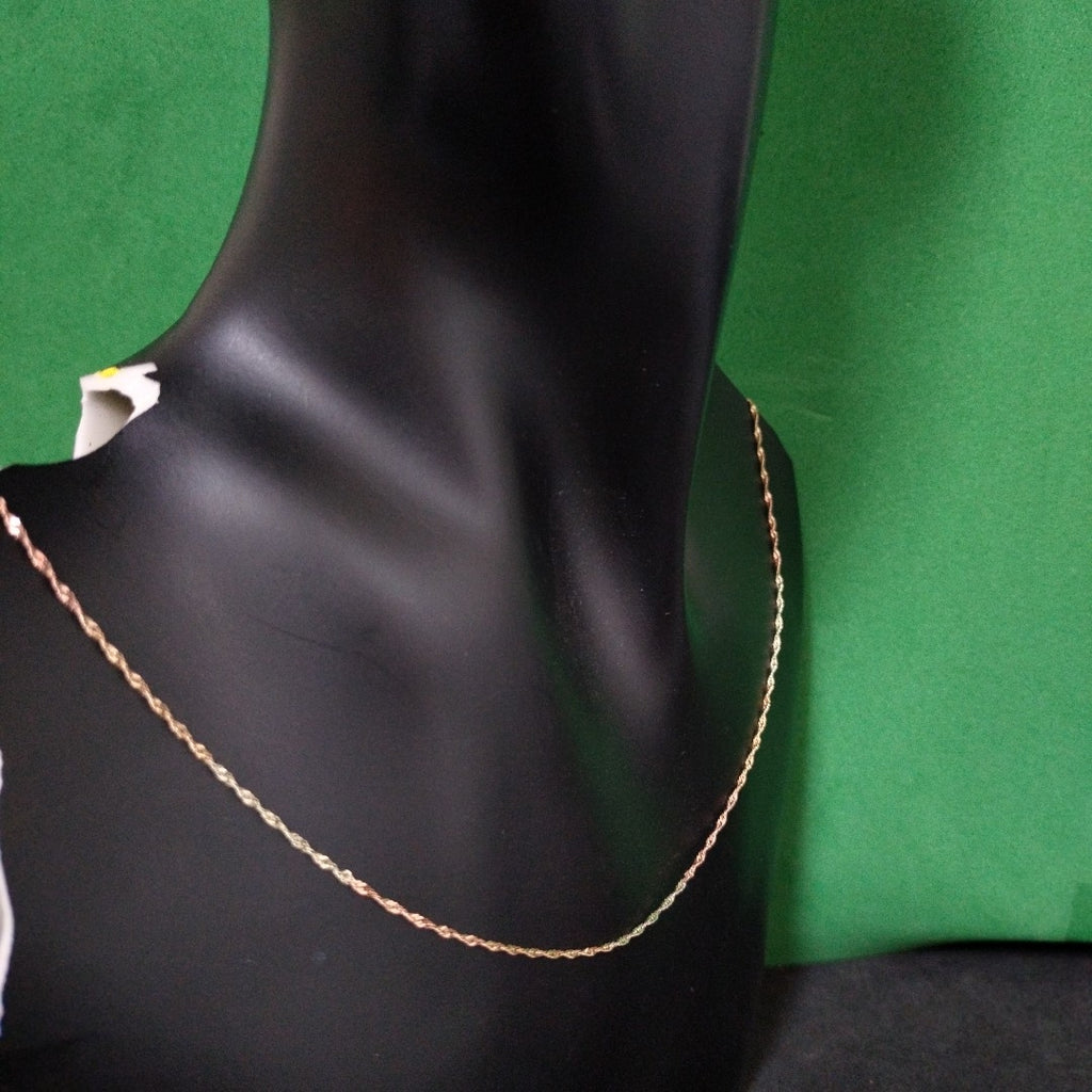 CADENA ORO COMBINADO 10 K 0,90 GRMS (SEMINUEVO)