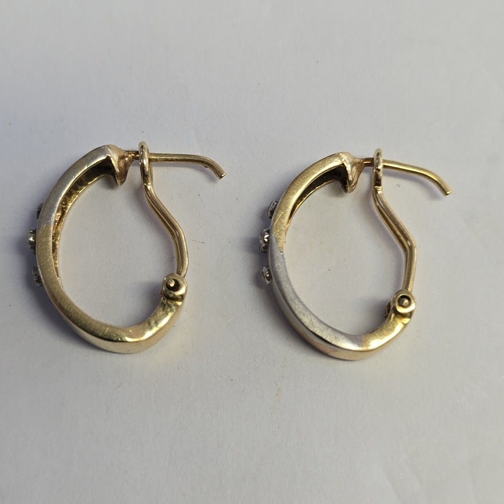ARETES PAR ORO 14 K 5,00 GRMS (SEMINUEVO)