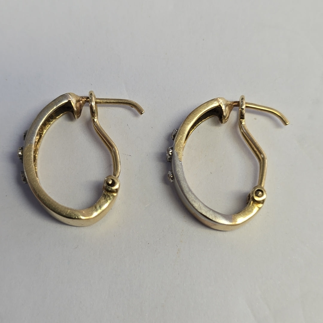 ARETES PAR ORO 14 K 5,00 GRMS (SEMINUEVO)