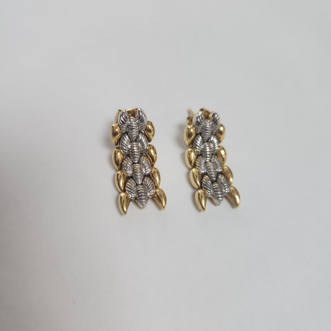 BROQUELES PAR ORO 18 K 5,70 GRMS (SEMINUEVO)