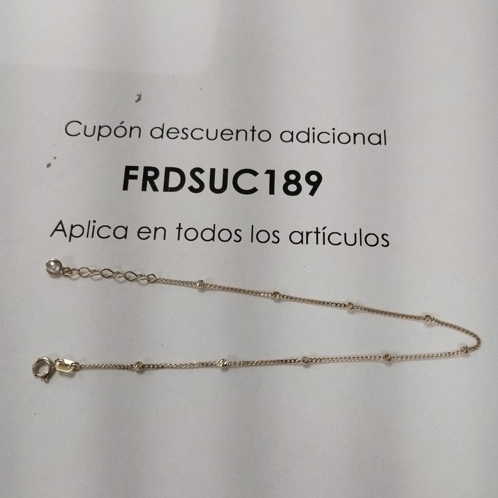 PULSERAS DAMA ORO 14K 1.1 (NUEVO)