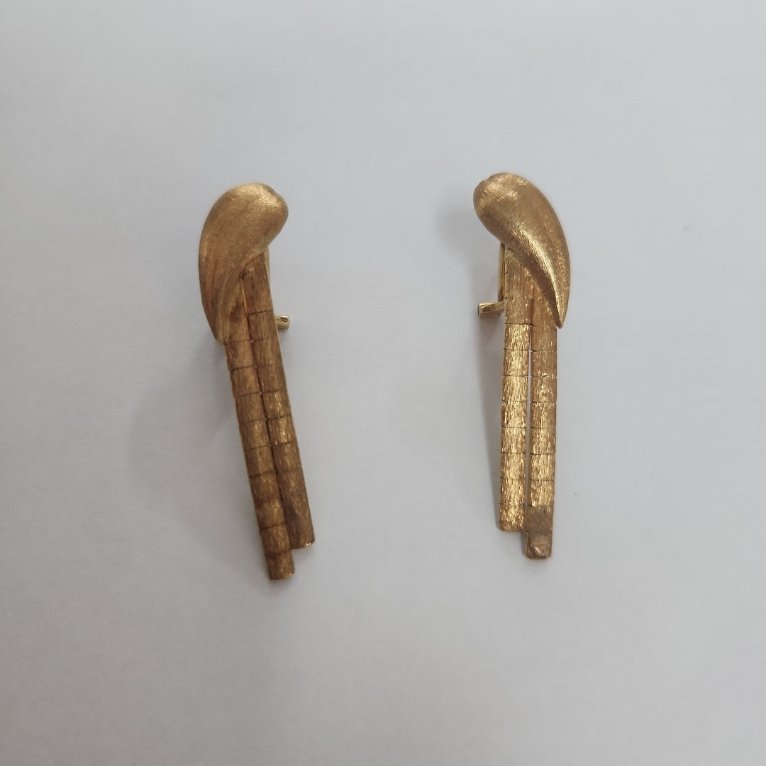 ARETES PAR ORO 18 K 7,30 GRMS (SEMINUEVO)