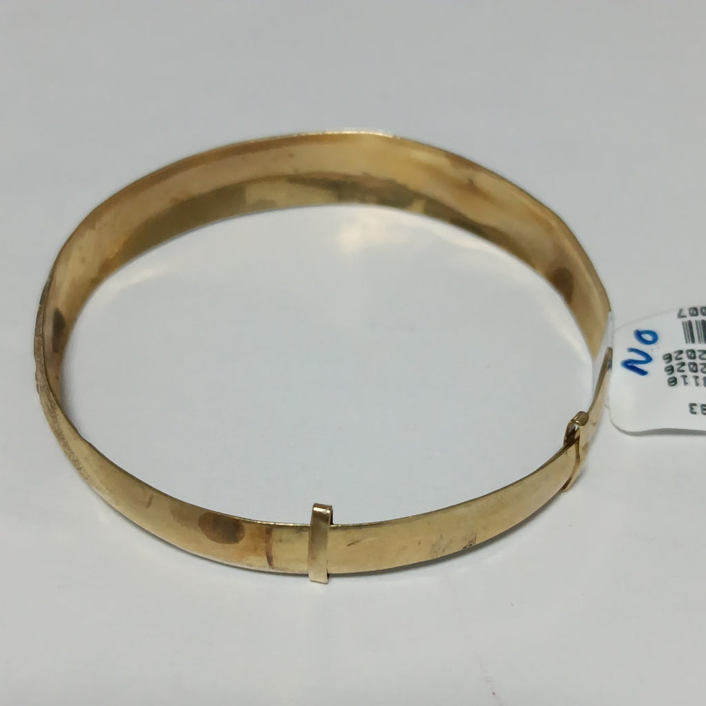 PULSERA RIGIDA ORO 14 K 7.8 GRMS (SEMINUEVO)