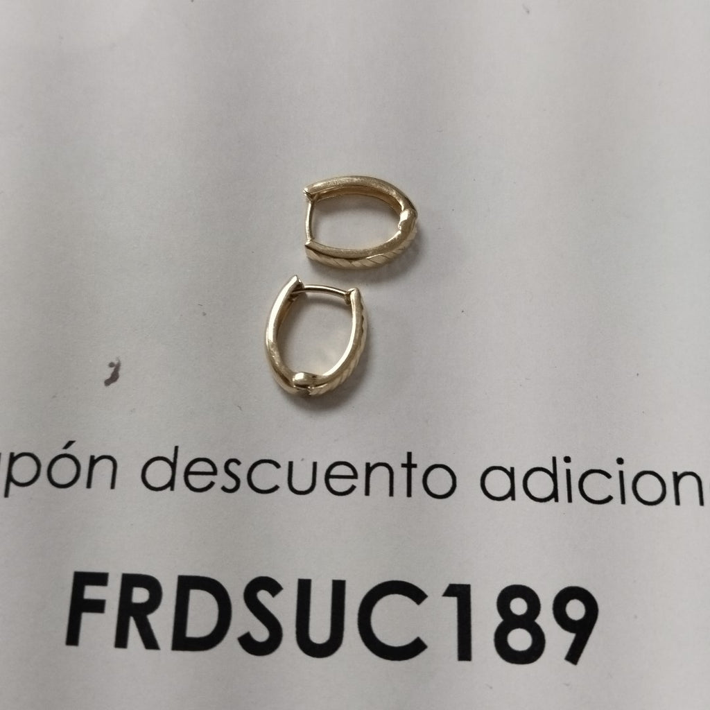 HUGGIES ORO 14K 1.1 (NUEVO)