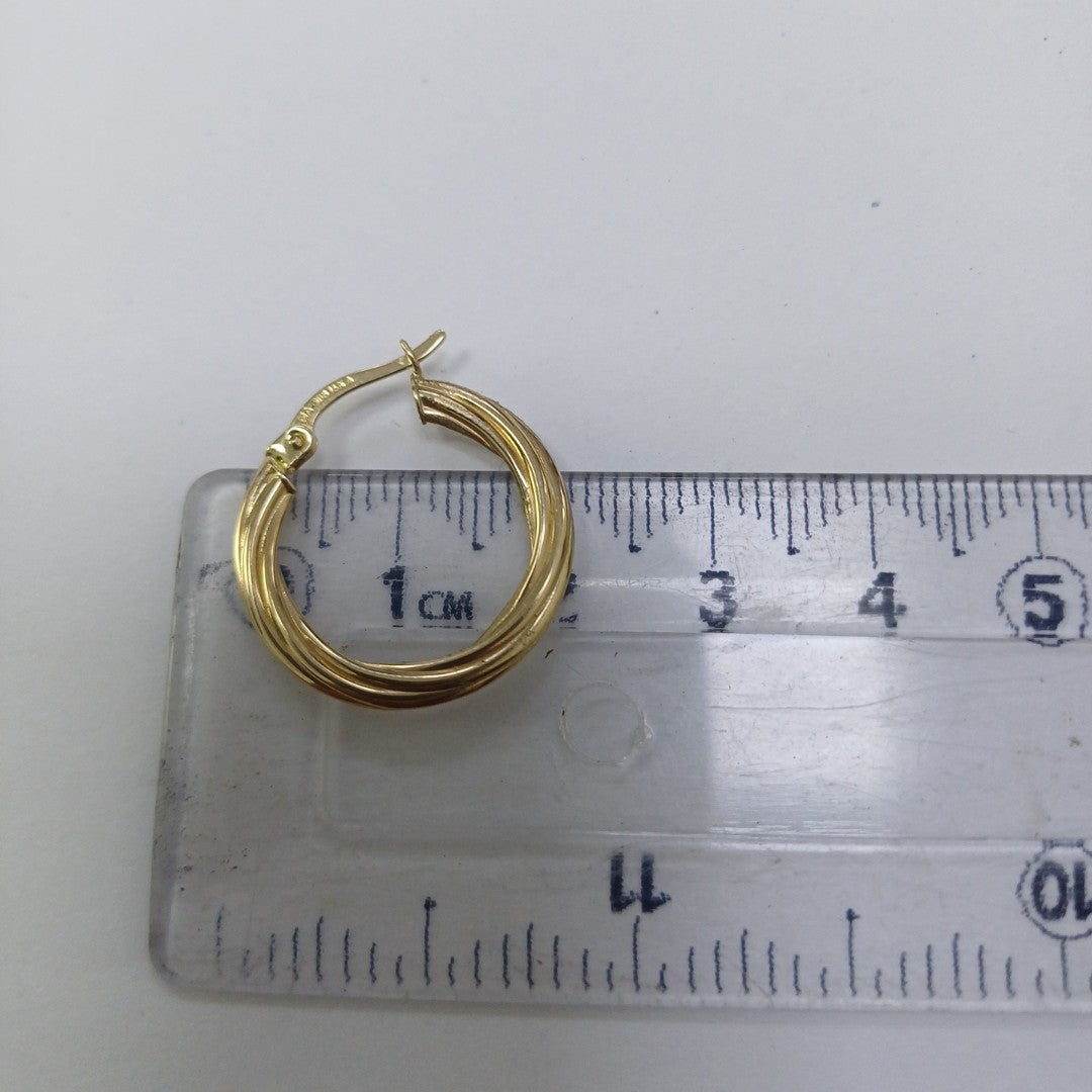 ARRACADAS ORO 14K 1.5 (NUEVO)