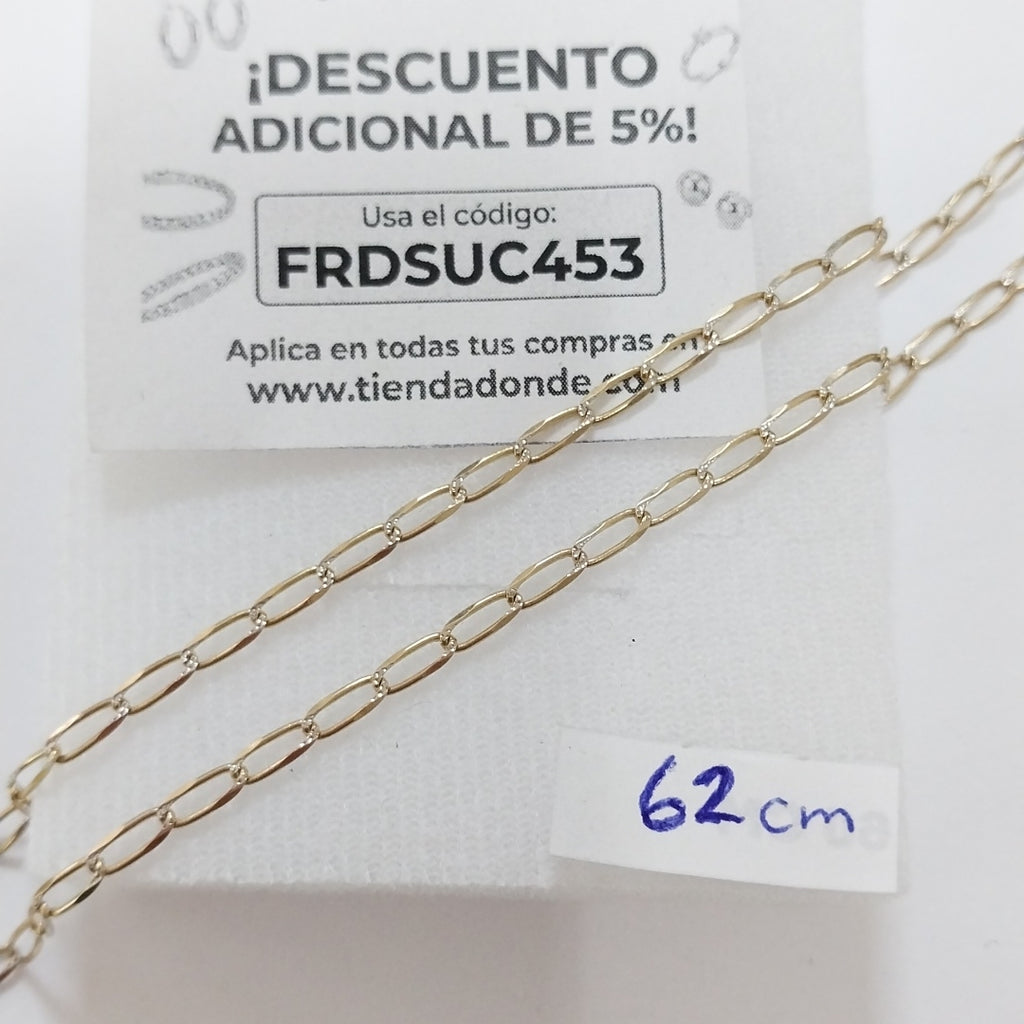 CADENA ORO 14 K 4,60 GRMS (SEMINUEVO)