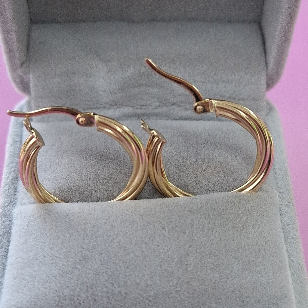 ARRACADAS ORO 14K 1.5 (NUEVO)