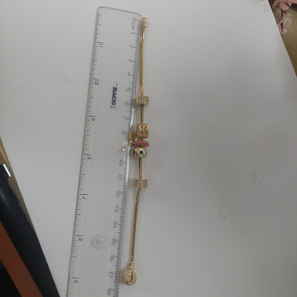 PULSERA CHARM ORO 14K 16 (NUEVO)