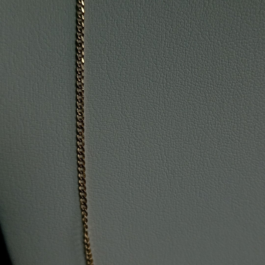 CADENAS TEJIDO BARBADA ORO 10K 55 CM 3.8 GR (NUEVO)