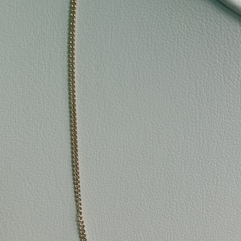 CADENAS TEJIDO BARBADA ORO 10K 50 CM 2.7 GR (NUEVO)